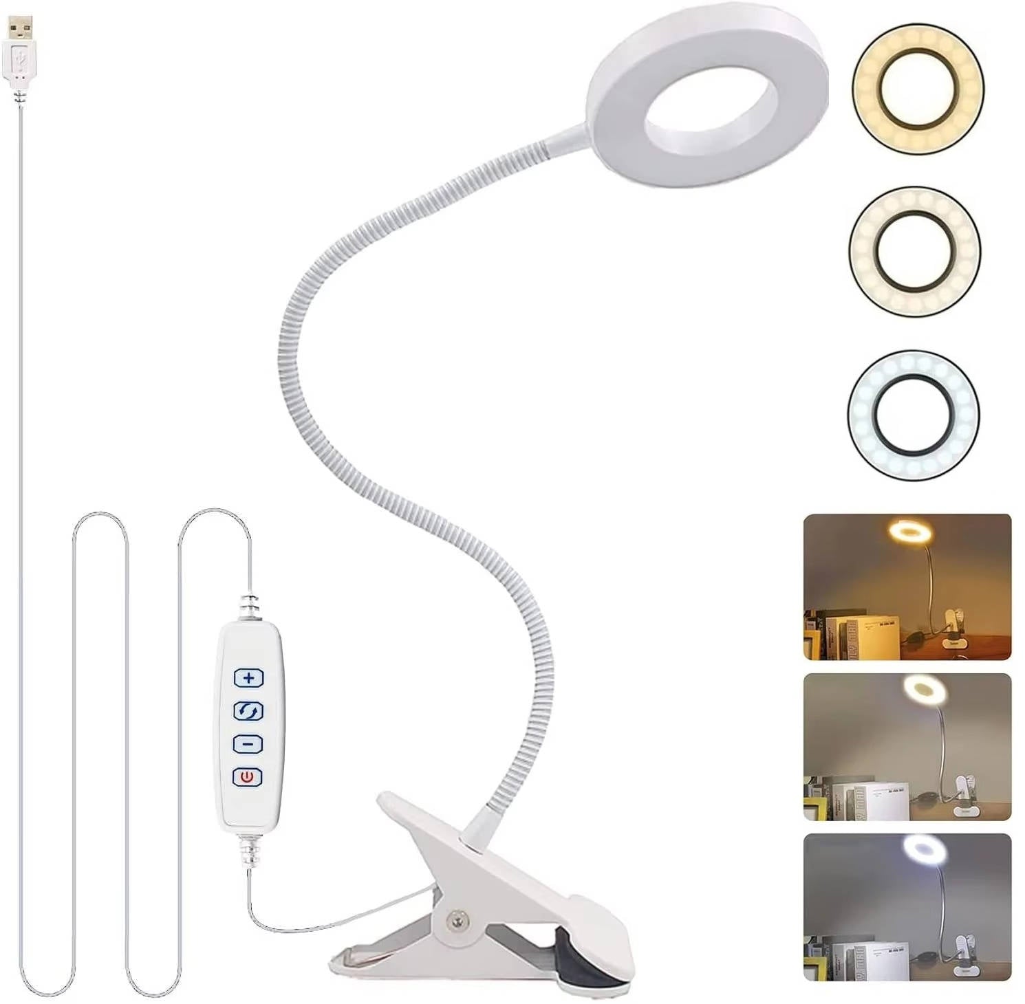 Adjustable Desk Light 360° Flexible Reading Lamp - Befez