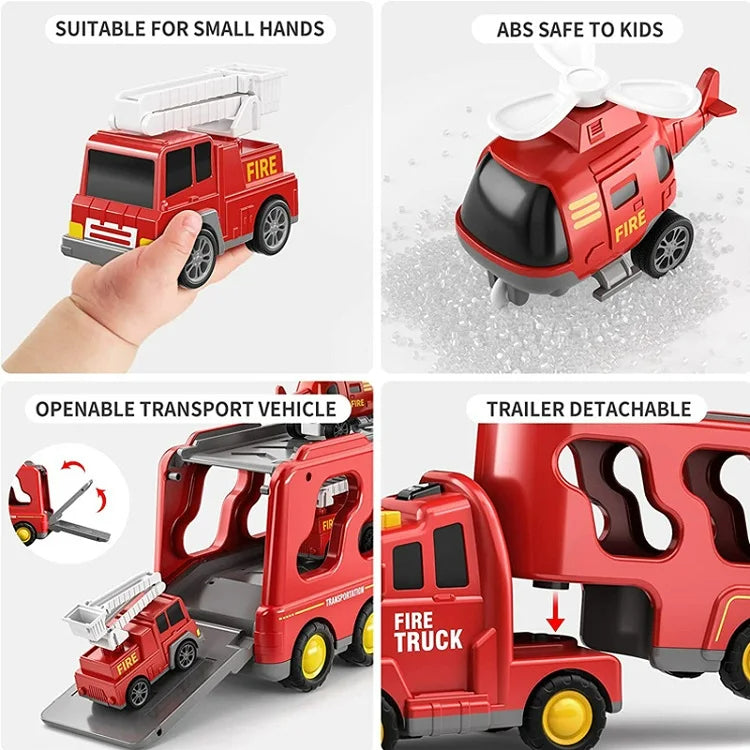 Colorful Toy Trucks - Playset with Lights and Music