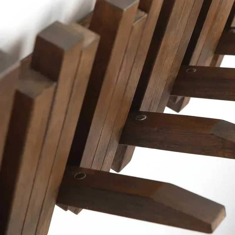 Reclaimed Wood Flip Down Coat Rack Wall Mount Hanger