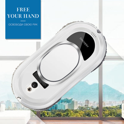 Wi-Fi Robot Glass Cleaner with Remote Auto Vacuum