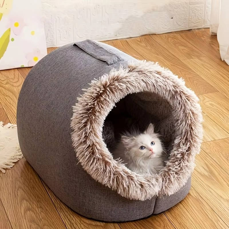 Cozy Fleece Kitty Bed - Befez