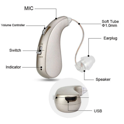Wireless Rechargeable Bluetooth Hearing Amplifier