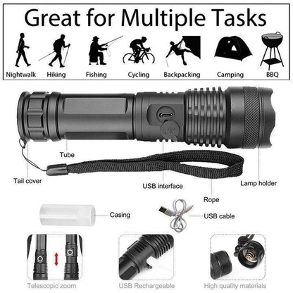 Befez | Ultra Bright 90000 Lumen LED Torch