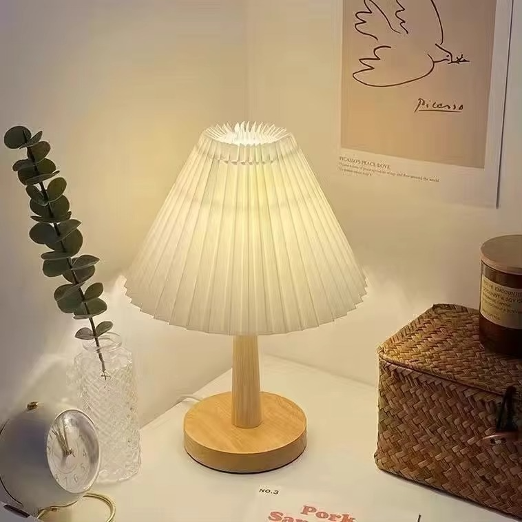 Rustic Wooden Befez Table Lamp