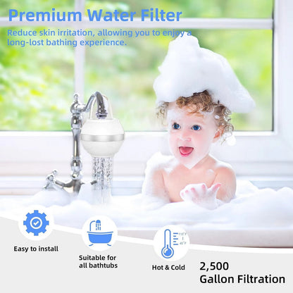 Tub Water Purifying Shower Filter