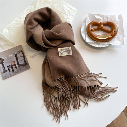Soft Reversible Pashmina Scarf Wrap