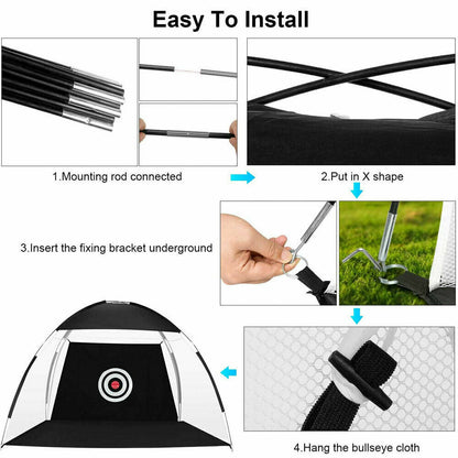 Premium Practice Golf Net System