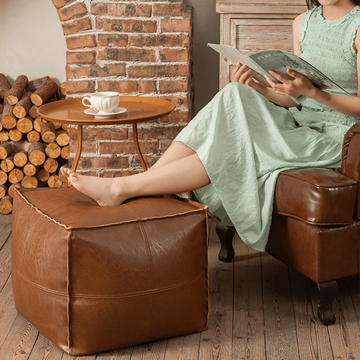 Hidden Storage Ottoman Stool