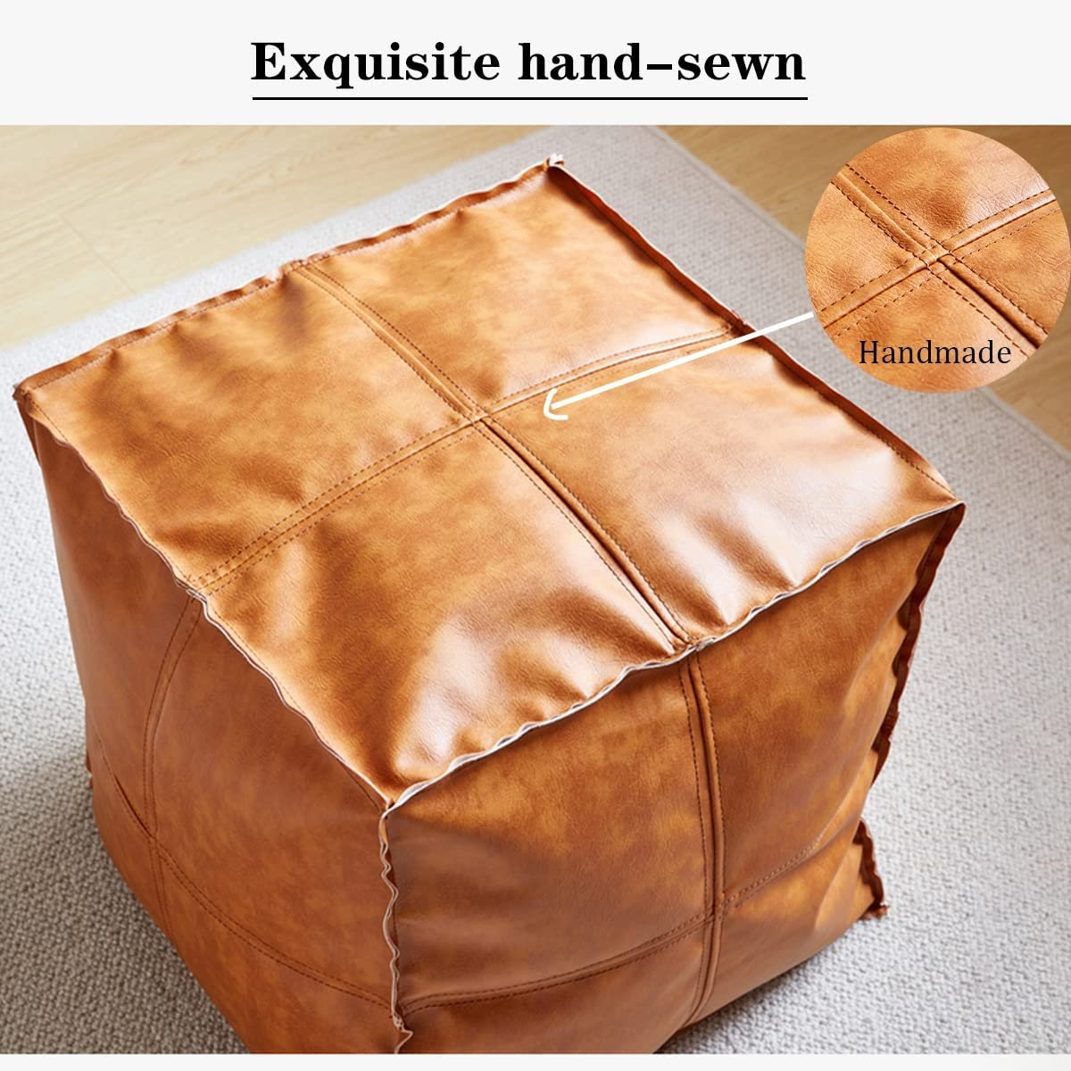Hidden Storage Ottoman Stool