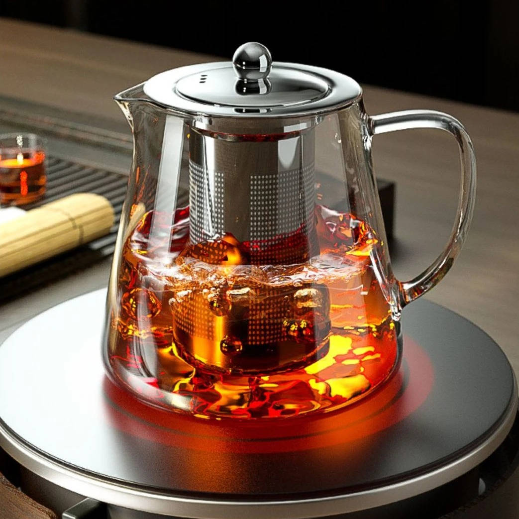 Durable Thermal Glass Tea Pot - Befez