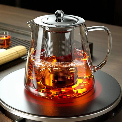 Durable Thermal Glass Tea Pot - Befez