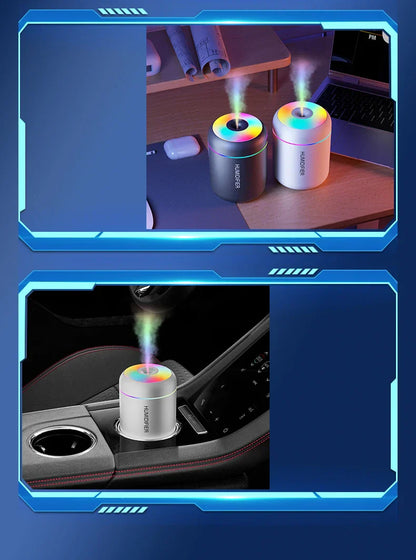 Compact Portable USB Humidifier with Aromatherapy