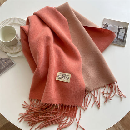 Soft Reversible Pashmina Scarf Wrap
