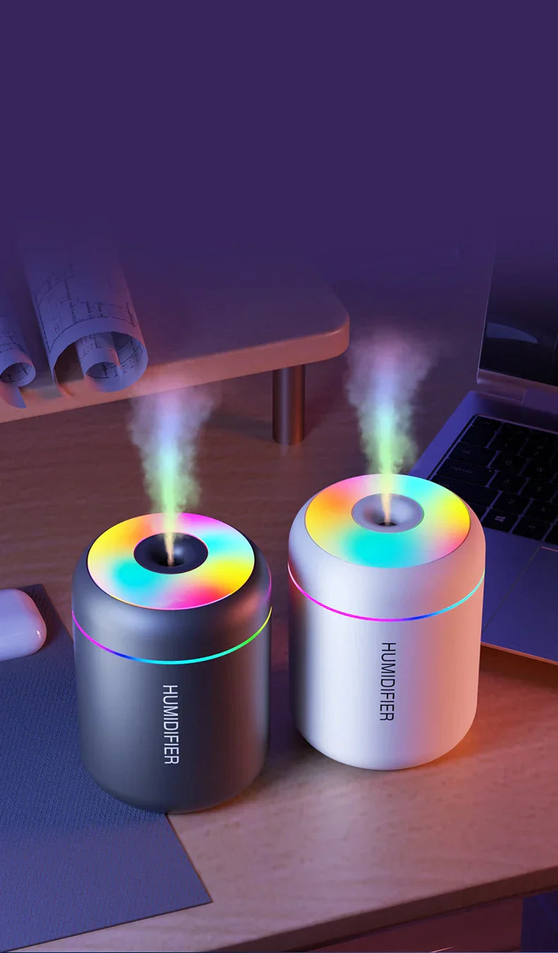 Compact Portable USB Humidifier with Aromatherapy