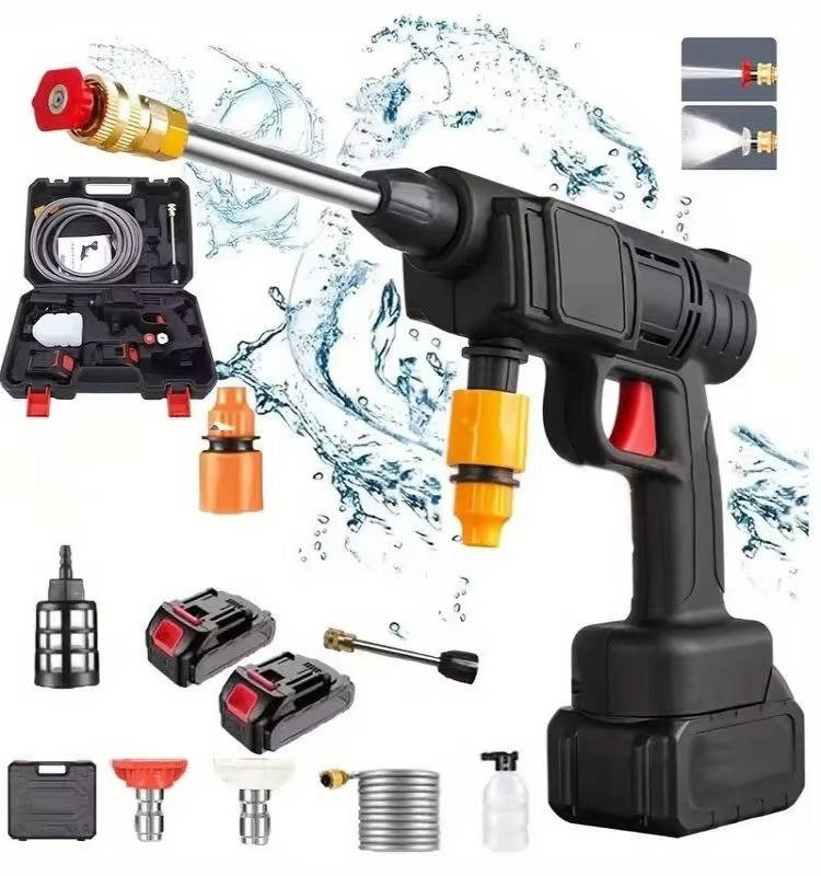 Wireless Rechargeable Pressure Washer Spray Gun Kit