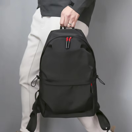 Simple Classic Black Rucksack - Befez