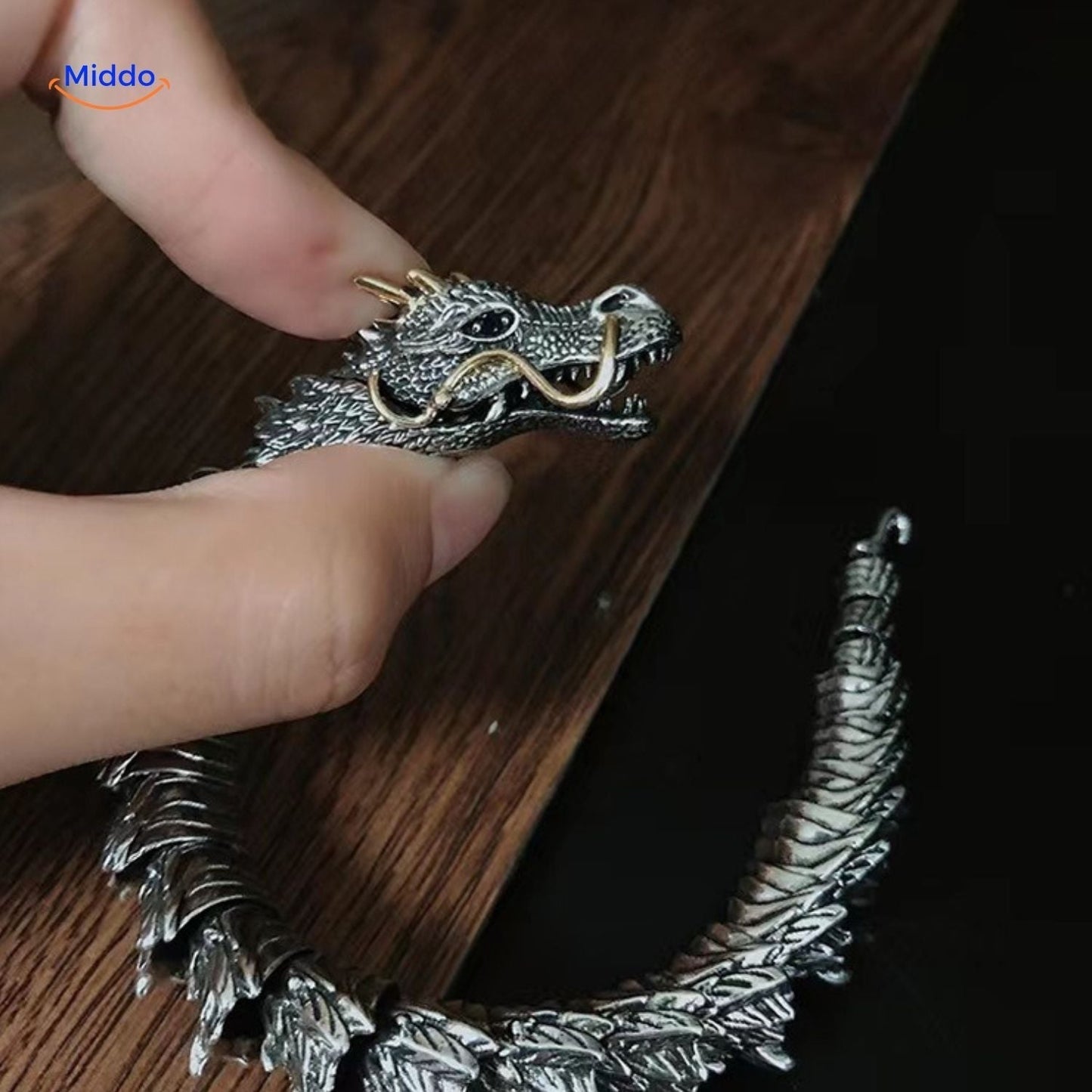 Trendy Leather Wristband for Modern Men