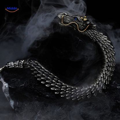 Trendy Leather Wristband for Modern Men