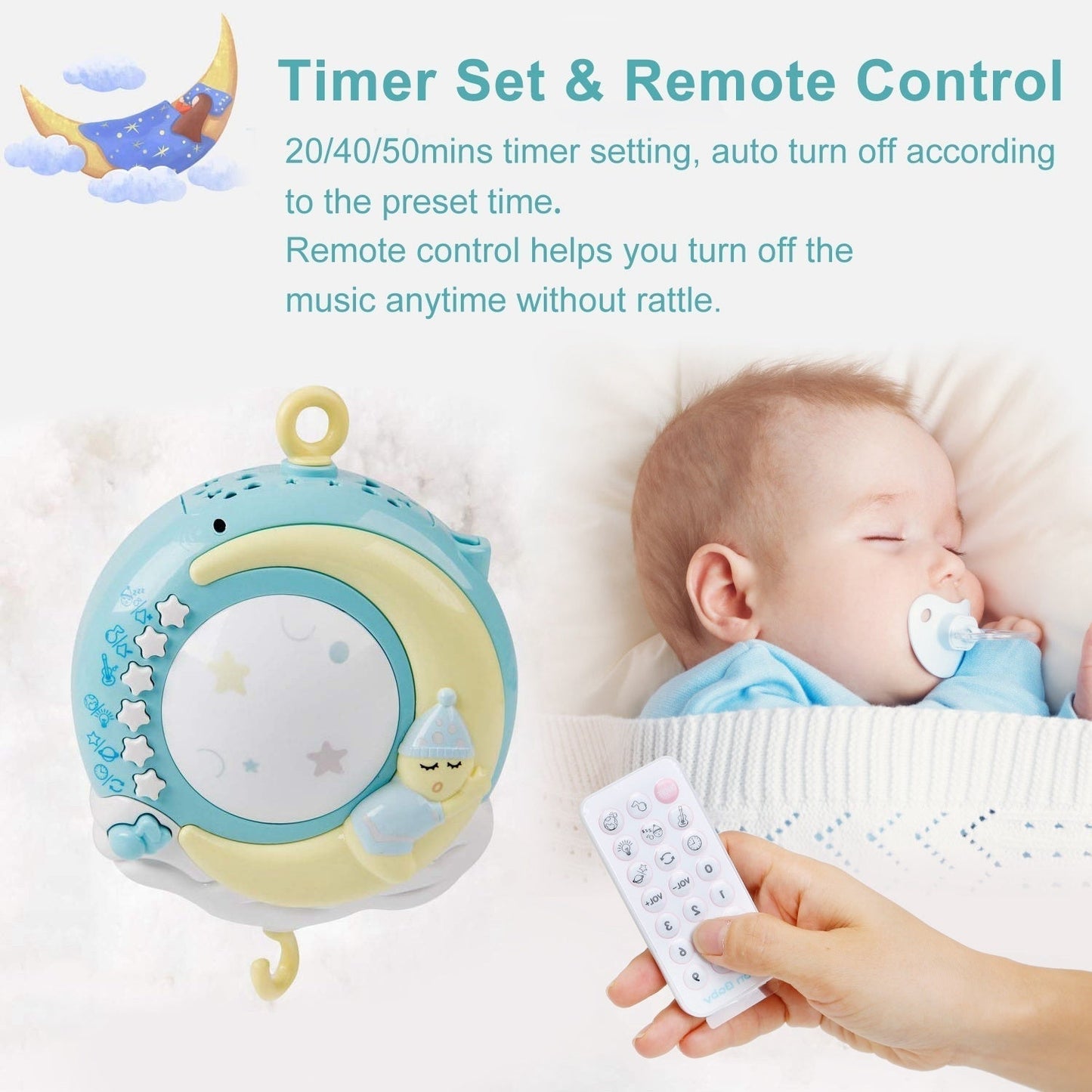 Soothing Baby Mobile Music Player