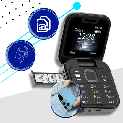 Compact Dual SIM Card Cell Phone