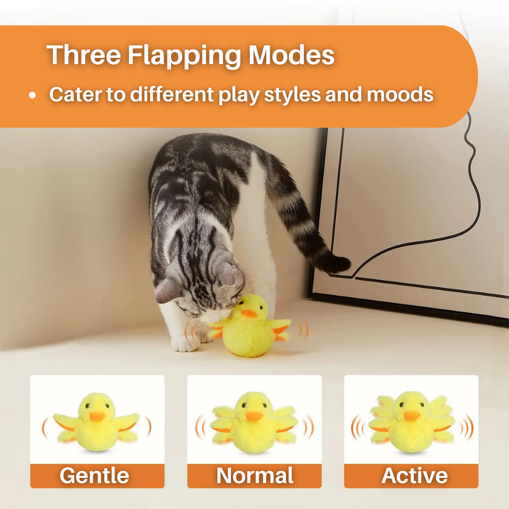Fun Interactive Cat Toy Duck