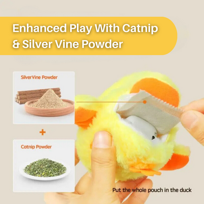 Fun Interactive Cat Toy Duck