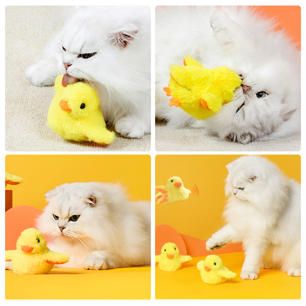 Fun Interactive Cat Toy Duck
