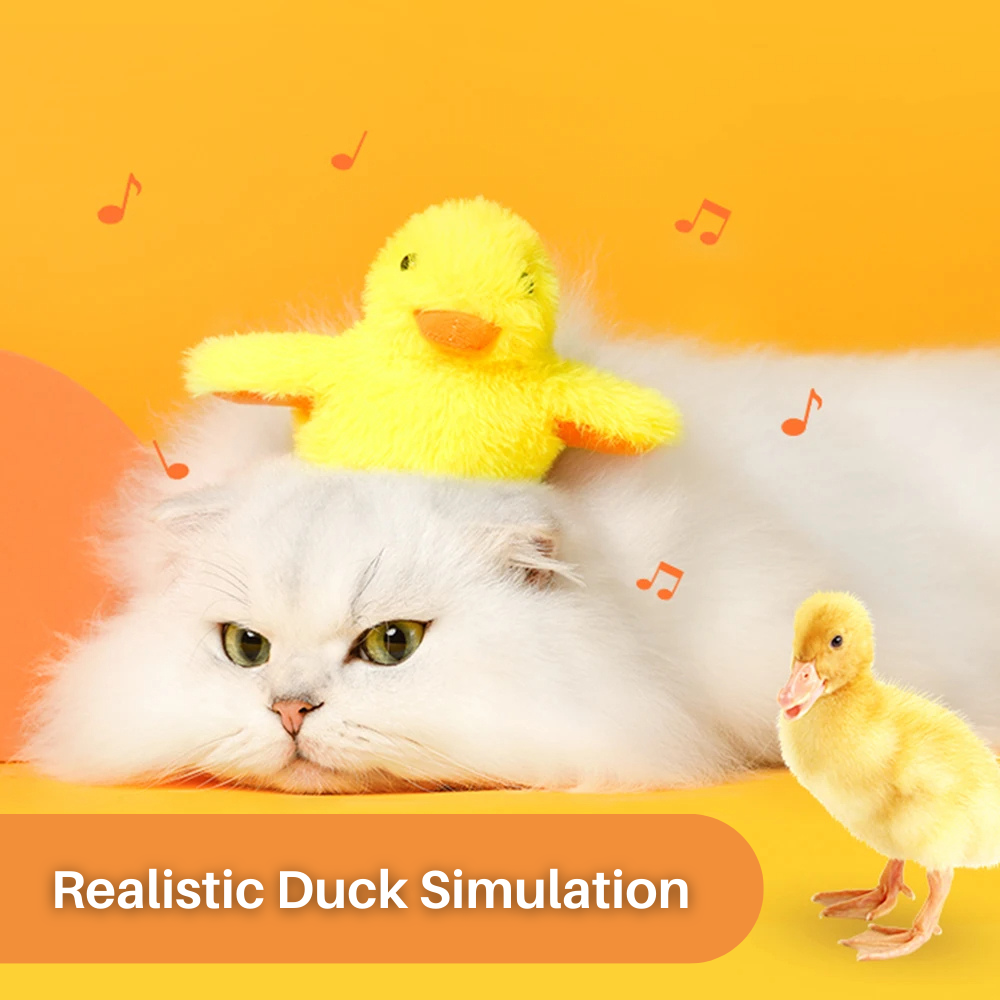 Fun Interactive Cat Toy Duck