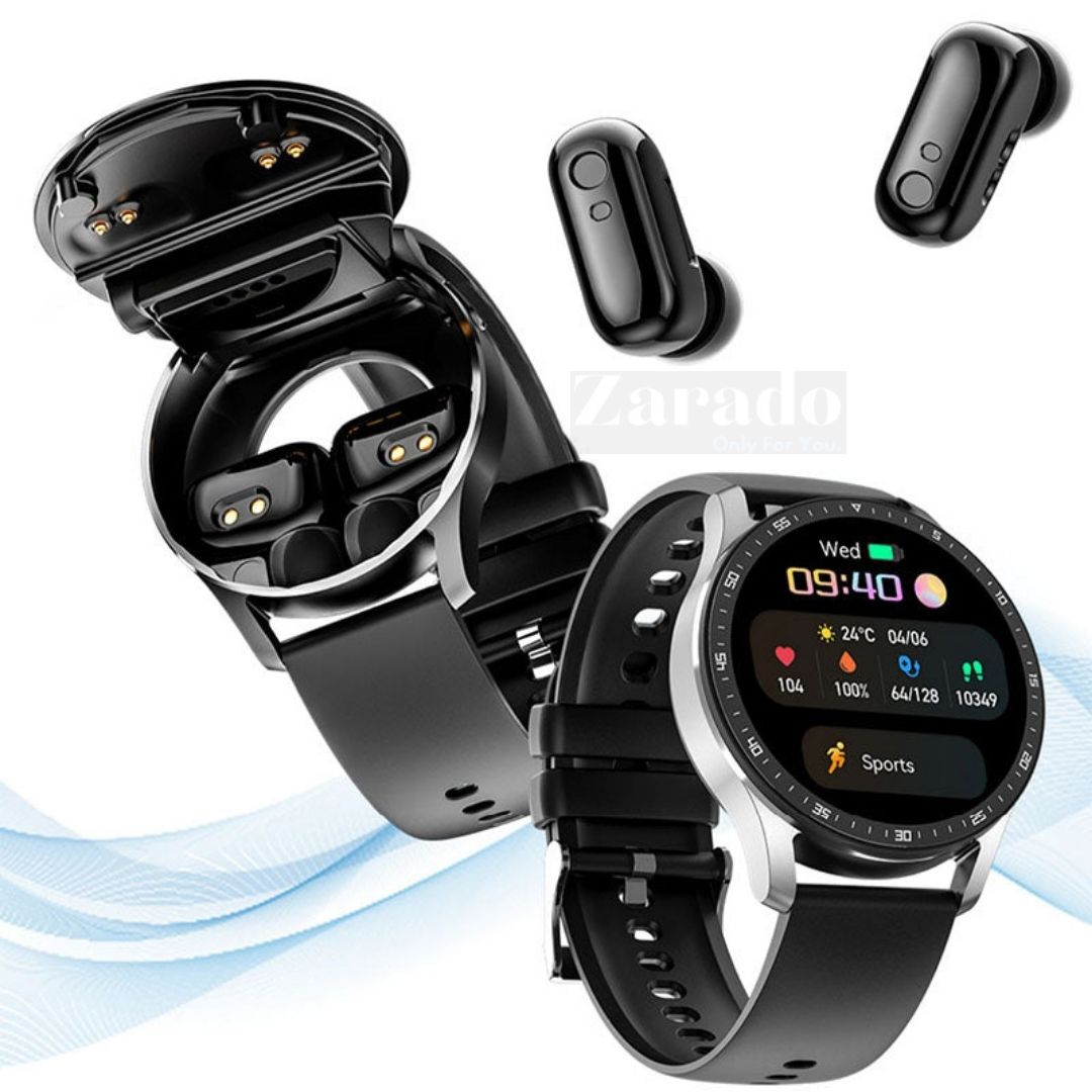 Advanced Smart Watch with Free Wireless Earbuds