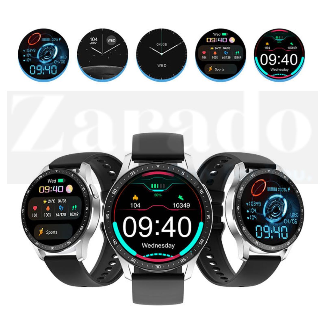 Sleek Bluetooth Smart Watch with Wireless Earbuds