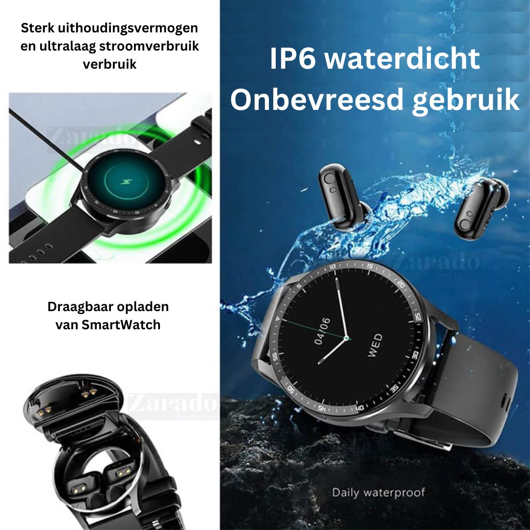 Advanced Smart Watch with Free Wireless Earbuds