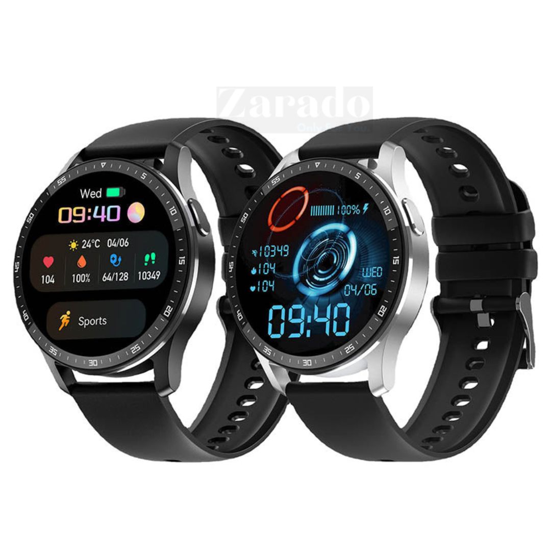 Sleek Bluetooth Smart Watch with Wireless Earbuds