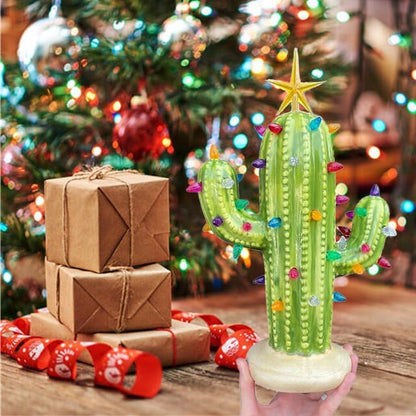 Colorful Artificial Cactus Table Lamp