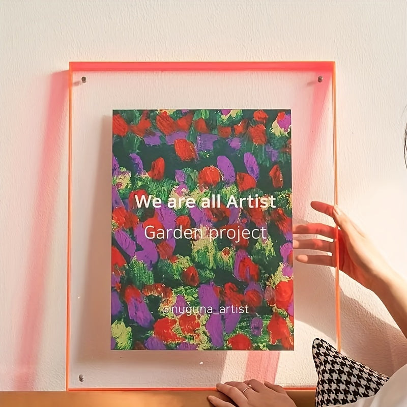 Bright Clear Picture Frame for Wall and Table Decor