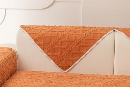 Fitted One-Piece Couch Cover