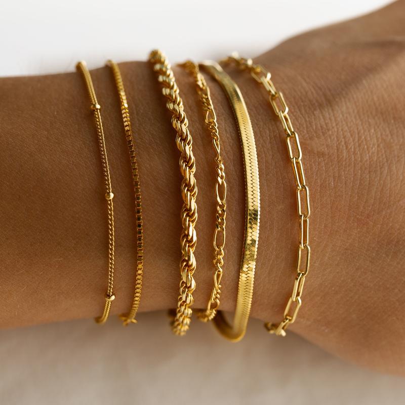 Timeless 6pc Bangle Set Stack - Befez