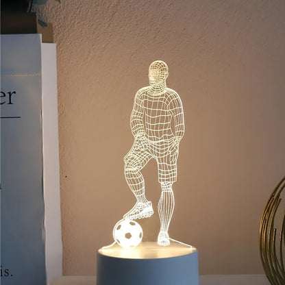 Cool 3D Football LED Night Lamp