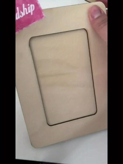 Rustic Wooden Picture Frame for Home Decor