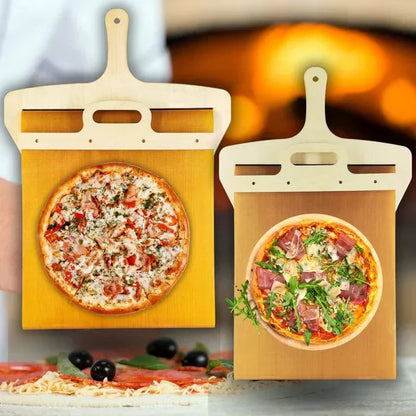 Easy Grip Pizza Peel – Non Stick Sliding Pizza Shovel