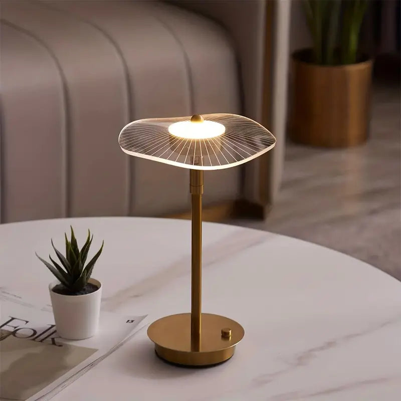 Slim LED Office Desk Lamp with Flexible Arm