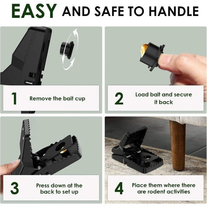Powerful Humane Double Catch Mouse Trap