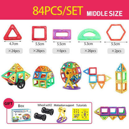Fun Magnetic Building Blocks for Children