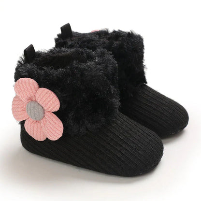 Cozy Baby Snow Boots - Soft Plush Non Slip Footwear