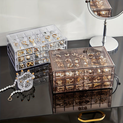 Premium Jewelry Storage Box with 72 Slots