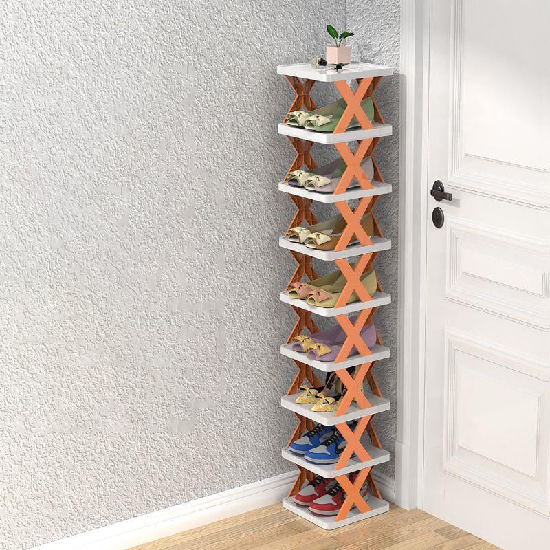 Compact 3-Tier Stackable Shoe Organizer