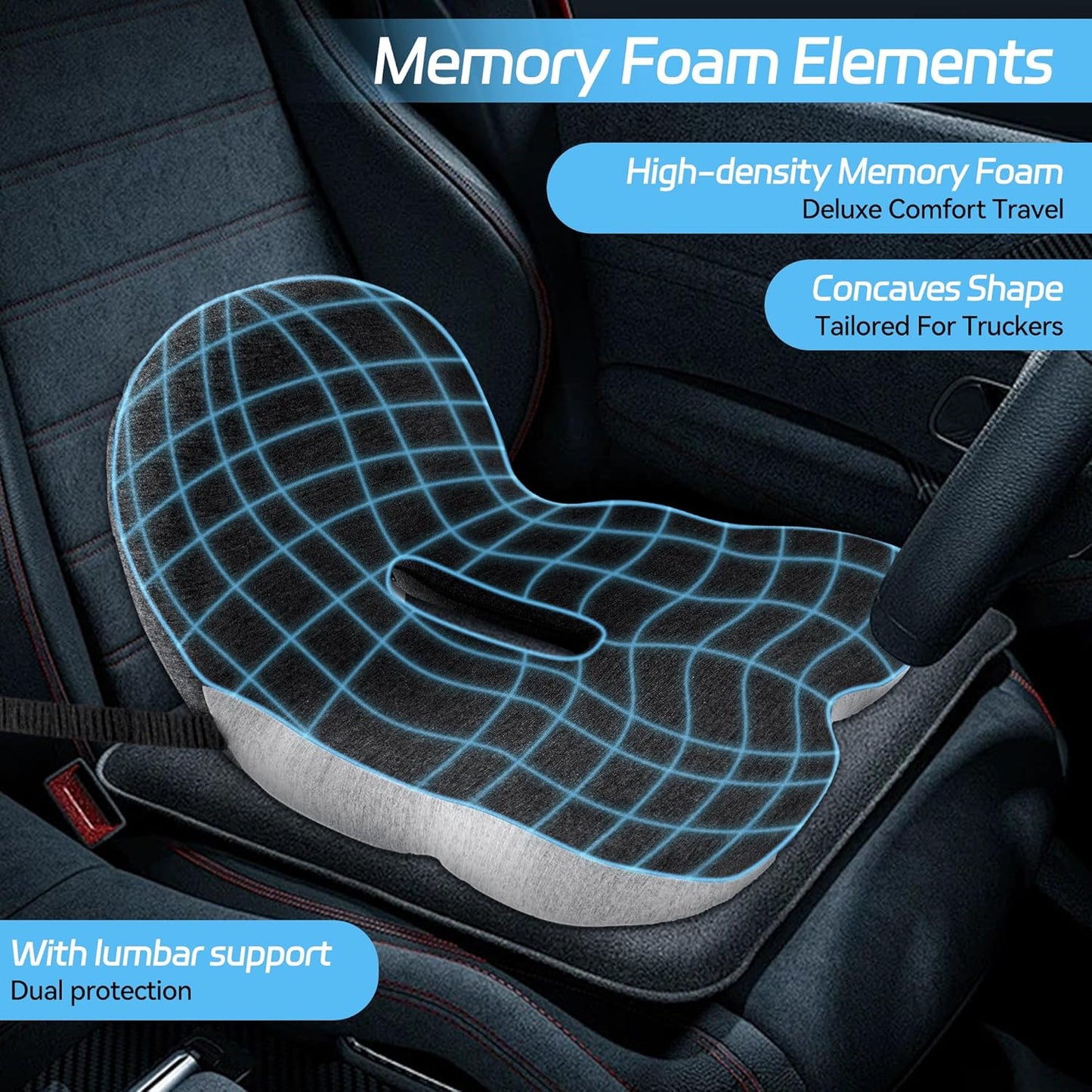 Comfortable Ergonomic Seat Cushion