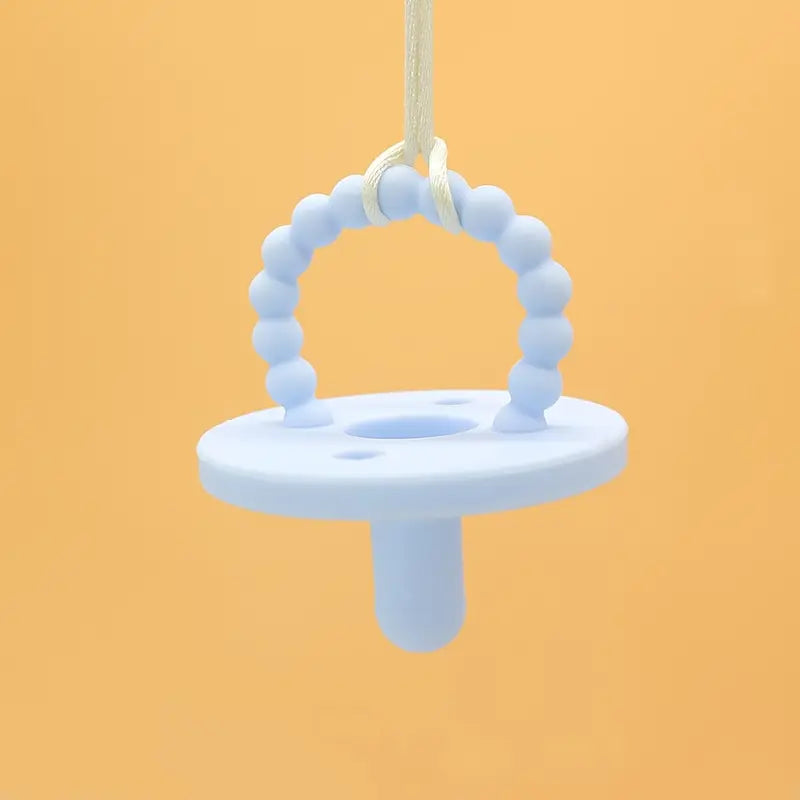 Soft Baby Pacifier with Teether Handle, BPA Free