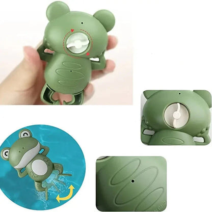 Colorful Bath Time Frog Toy for Kids