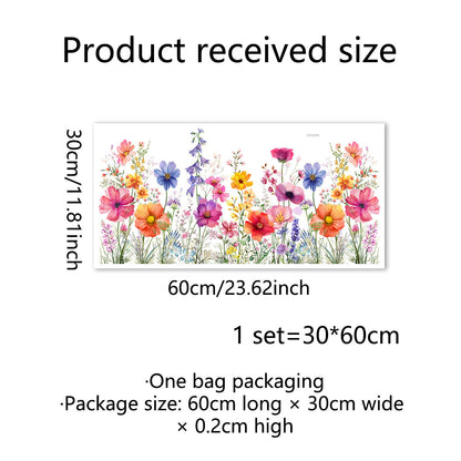 Vibrant Flower Window Decal Sticker