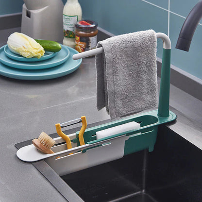 Space Saving Over Sink Storage Rack